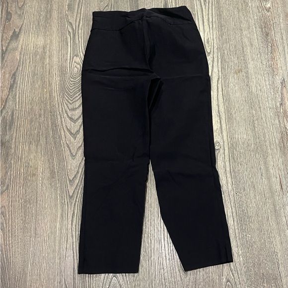 Peck & Peck Petite Pull-On Trouser Dress Pants Mid Rise Stretch Black Size 2P - Picture 5 of 7